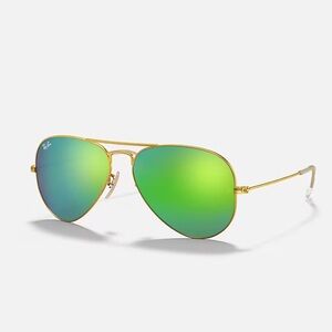 Ray-Ban Women’s AVIATOR FLASH LENSES Sunglasses